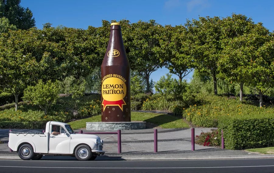 L&P Bottle Paeroa