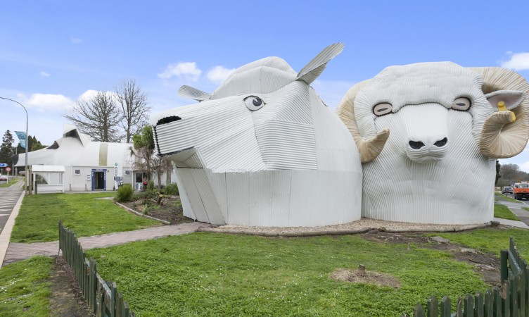 The Sheep Dog Building in Tirau